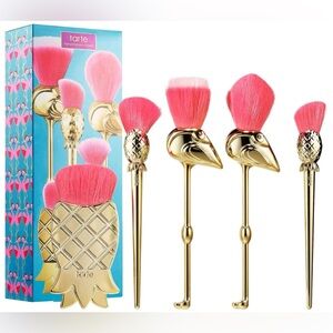 NEW! Tarte 5 piece Flamingo Brush Set  BNIB